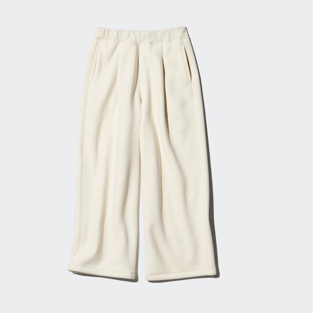 🍦Uniqlo🍦Kids Pile Lined Wide Sweatpants. Size 7/8